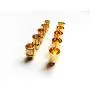 WST 8.0mm Gold Bullet Connector for RC Battery ESC Motor Plug (Pack of 5 Pairs)