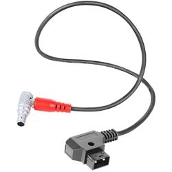 2-Pin Right-Angled Power Cable to D-tap/P-tap for Teradek/SMALLHD/ARRI/RED/Zcam/TILTA/Paralinx/Preston/Hollywood/Switronix/Panasonic 17.3 inches