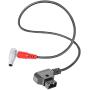 2-Pin Right-Angled Power Cable to D-tap/P-tap for Teradek/SMALLHD/ARRI/RED/Zcam/TILTA/Paralinx/Preston/Hollywood/Switronix/Panasonic 17.3 inches