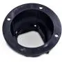 T-H Marine Cable Boot - Boat Transom and Motor Well Rigging Boot with Cable Tie - Universal Fit - Black, 2 inch