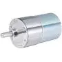 uxcell 24V DC 800 RPM Gear Motor High Torque Electric Reduction Gearbox Eccentric Output Shaft
