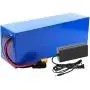 Wnicek 48V 20Ah Ebike Battery 20000mAh 13S4P Lithium-Ion Battery Pack Waterproof PVC Electric Bike Battery with 2A Charger Fit for 1000W 750W 500W 350W 250W 200W Motor