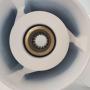 CAPTAIN Outboard Propeller, fit Yamaha 115 T50 60 70 75 80 85 90 100 130 HP Engines, 15 Spline Tooth Outboard Prop, RH Aluminum Propellers, OEM No.6E5-45945-01-EL