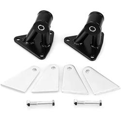 91018040 Engine Swap Weld-In Motor Mount Kit Compatible with Chevy Small & Big Block SBC BBC