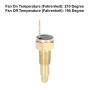 X AUTOHAUX Universal Automotive Radiator Engine Cooling Fan Temperature Thermo Sensor Switch 1/8