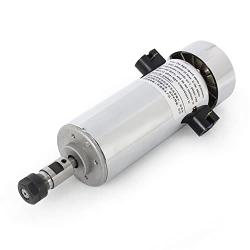 RATTMMOTOR 110V 800W CNC Air Cooled Spindle Motor ER11 20000RPM+2pcs Carbon Brush+Mach3 Speed Controller Governor with Power Supply AC110V-220V+52mm Clamp Mount Bracket for CNC Router Milling Machine