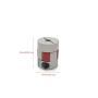 2PCS 6mm to 6mm Aluminium Plum Flexible Shaft Coupling 25mm Length 20mm Diameter Connector Flexible Coupler for 3D Printer CNC Machine and Servo Stepped Motor