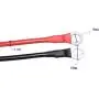 LIXINTIAN Battery Charging Cable SAE to O Ring Terminal Connectors Harness, 10AWG Quick Disconnect SAE Cable for Motorcycles, Cars, Etc, with 1 SAE Polarity Reverse Connector.