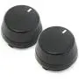 Red Hound Auto 2 Control Knob Fan Speed Heater AC 1998-2000 Compatible with Honda Accord Temperature Black
