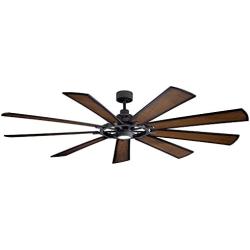 Kichler 300285DBK Gentry XL Ceiling Fan, 1-Light, Distressed Black