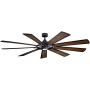 Kichler 300285DBK Gentry XL Ceiling Fan, 1-Light, Distressed Black