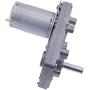 24V Worm Gear Motor 12V Reducer 20-157RPM DC High Torque Electric Motor Metal Gear Reverse Self Lock for Automation Equipment (12V 105RPM)