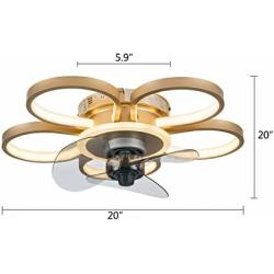Ceiling Fan with Lights,20 Inch,3 Color Temperatures,3 Gear Wind Speed Fan,Ceiling Fans with Lights and Remote,Ceiling Lights with Fan for Dining Room,Celingfans with Light,Bedroom Ceiling Fan