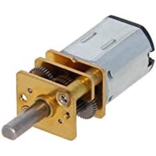 Fielect Mini Gear Motor DC 12V 100RPM Micro Gear Motor, Speed Reduction Motor GA12-N20 for RC Car, Robot Model, DIY Engine Toys