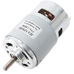 HANPOSE DC Motor 12V 15000RPM 775 200w Ball Bearing Large Torque High Power Low Noise Brushed DC Motor Driver for Electrical Tools DIY (775-200W)