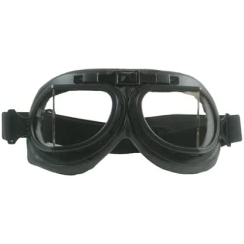 CRG Sports Motorcycle Goggle Aviator Pilot Style Cruiser Scooter Motocross Goggles for Man, Woman, Adult