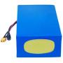 48V 20Ah E-Bike Rechargeable Lithium Ion Battery Pack, Built-in BMS Board, for 2000W Electric Bicycles/Motorcycles Motors, with Charger