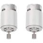 SHENGLE 2 Pcs 550 20000RPM Electric Motor High Speed RS550 6V Motor Gearbox Accessories for Power Wheels Children Ride On Car Replacement Parts