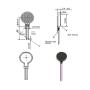 DaFuRui 30PCS 10mmx3.4mm Mini Vibration Motors DC 3V 11000rpm Flat Coin Button-Type Micro DC Vibrating Motor for Mobile Cell Phone Pager Tablet Household Appliances