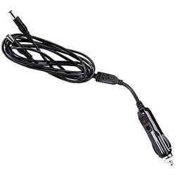 Fochutech 12V Portable Cigarette Lighter Male Plug Charger DC Power Supply Power Cord (Plug for Double Seated)