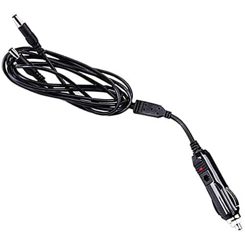 Fochutech 12V Portable Cigarette Lighter Male Plug Charger DC Power Supply Power Cord (Plug for Double Seated)