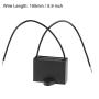 uxcell Ceiling Fan Capacitor CBB61 10.5uF 250V AC 2 Wires Metallized Polypropylene Film Capacitor 47x34x18mm for Electric Fan Pump Motor Generator