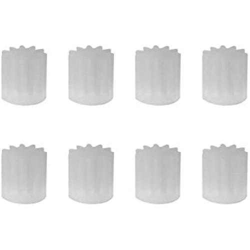 Maxmoral 8pcs Motor Gear Parts 11Teeths for H12C F181 U818A H502E H502S RC Quadcopter Drone