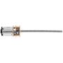 Gear Motor 6V, DC Motor Mini Electric Motor with Long M3*55MM Screw Thread Output Shaft 30RPM~500RPM(#1) for linear actuator motoriduttore 30 rpm a vite 30 rpm motor screw 2g linear servo motor nema 1