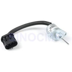6691498 1503ES-12A5UC4S 1G925-60011 12V Shut Off Solenoid - SINOCMP CP-U0328 Stop Shutdown Solenoid For Bobcat S185 Skid Steer Kubota Engine, 3 Month Warranty