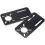 MECCANIXITY Motor Mounting Bracket Alloy Mount Plate Holder 100x50mm Black for 28/35/42 Stepper Motor 2 Pack