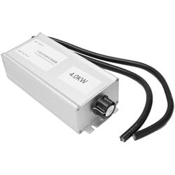 3 Phase AC Motor Controller, Manual Knob Adjustment Effectively Dissipate Heat High Power Fan Speed Control Switch Non Rust 380V for Industrial Use