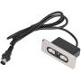 5p Lift Chair Control Switch, Dual Motor 12v/29v Electric Sofa Recliner Controller, with USB Port for Mobile Phone Charg