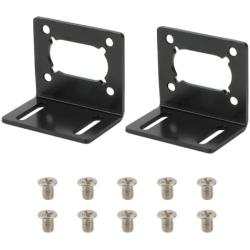 370 Mounting Bracket with Screw Worm Gear Motor Fixed Fastener DIY Parts DC Motor Holder (Single-Side Bracket) - 2 Pack