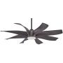 Minka-Aire F788L-GS Dream Star 60 Inch Ceiling Fan with Integrated LED Light and DC Motor in Graphite Steel Finish