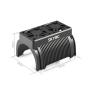 SKYRC SK-400008-15 Twin Motor 5 to 7.4 Volt Cooling Fan with Housing, Power Cable, and Fasteners for 1/5 Scale Hobby Remote Control Car