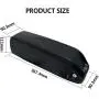 Jieoto E-Bike Lithium-ion Battery 48V 12.5AH Ebike Battery with Charger and BMS Protection Board Safe Lock, for E-Bike Battery 250W 350W 500W 650W Motor