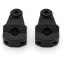 Kucehiup CNC Motorcycle Handlebar Risers 7/8 inch 22mm or 1 1/8 inch 28mm Universal Handle Bars Mount Clamp(Pure Black)