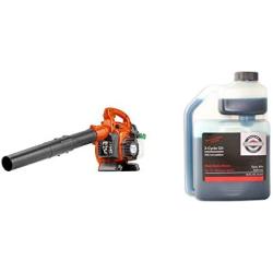 Husqvarna 952711925 125B Handheld Blower, Orange & Briggs & Stratton 2-Cycle Easy Mix Motor Oil - 16 Oz. 100036