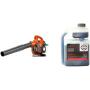 Husqvarna 952711925 125B Handheld Blower, Orange & Briggs & Stratton 2-Cycle Easy Mix Motor Oil - 16 Oz. 100036