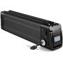 Jieoto 36V 20Ah Ebike Battery Lithium Battery Pack, Lithium Ion Electric Bike Battery with Charger 42V 3A and BMS Protection Board, for 250W 350W 500W 700W Electric Bicycle Scooter Motor