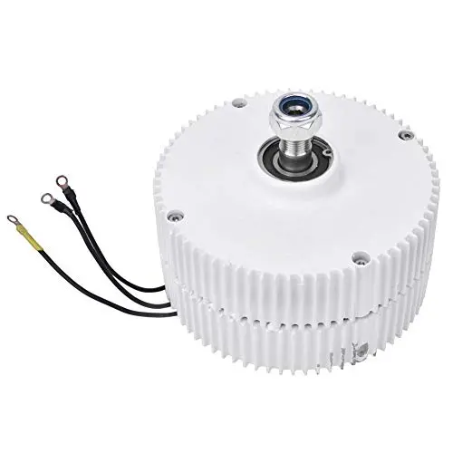 24V 400W Permanent Magnet Electric Motor 3-Phase Synchronous Alternator NE-400 Permanent Magnet Electric Motor Generator DIY for Wind Turbine (Motor)