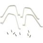Upgraded Spare Parts Replacement for Syma X5UW X5UC RC Quadcopter Rc Helicopter Copter Toy Motor Main Blade Propellers Propeller Protectors Blades Frame Landing Skid with Screws Set (White)