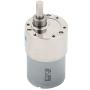 DC 12V High Torque Gear Motor, 37mm Diameter Gearbox & 5.5mm D Shaft Permanent Magnet Reduction Motor, Reversible & Speed Adjustable(300rpm 1.8kg/cm)