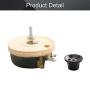 Fielect 100W 20R Ohm Ceramic Wire Wound Potentiometer Linear Rotary Resistor Rheostat with Knob for Industiral Machinery RPM Adjustment