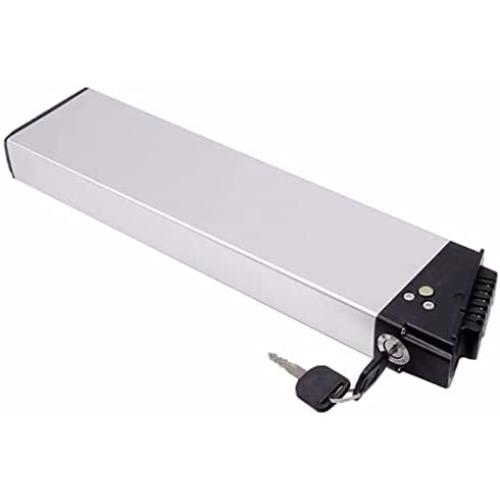 Wnicek 36V 48V E-Bike Battery, 8Ah 10.4AH 12AH 12.5AH 13AH 14AH 15AH 16AH Lithium Battery Li-ion Folding Electric Bike Battery with Charger for 200W~1200W EBike Motor