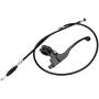 HIAORS 7/8 Inch Handlebar Left Clutch Lever and Clutch Cable with Adjuster for 50cc 70cc 90cc 110 cc 125cc Yamaha Kawasaki Suzuki Tao Tao SSR Pit Dirt Motor Bike Black