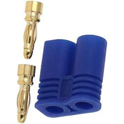 Heyiarbeit 10 Sets EC2 Connector 2mm Gold Bullet Banana Plug Male for RC ESC Lipo Battery Electric Motor DIY