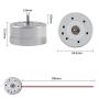 Alinan 10pcs Mini Generator Motors 3V-12V DC Motor Electric Motor for DIY Electronic Toys Wind Turbine Generator Hand Cranked Power Model School Project Educational Physics Experiment