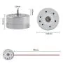 Alinan 10pcs Mini Generator Motors 3V-12V DC Motor Electric Motor for DIY Electronic Toys Wind Turbine Generator Hand Cranked Power Model School Project Educational Physics Experiment