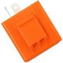 Tuimiyisou Flasher Relay 2-Pin DC 12V LED Motorbike Turn Signal Indicator Speed Controller Orange 2-Pin Flasher Relay Car Cleaners